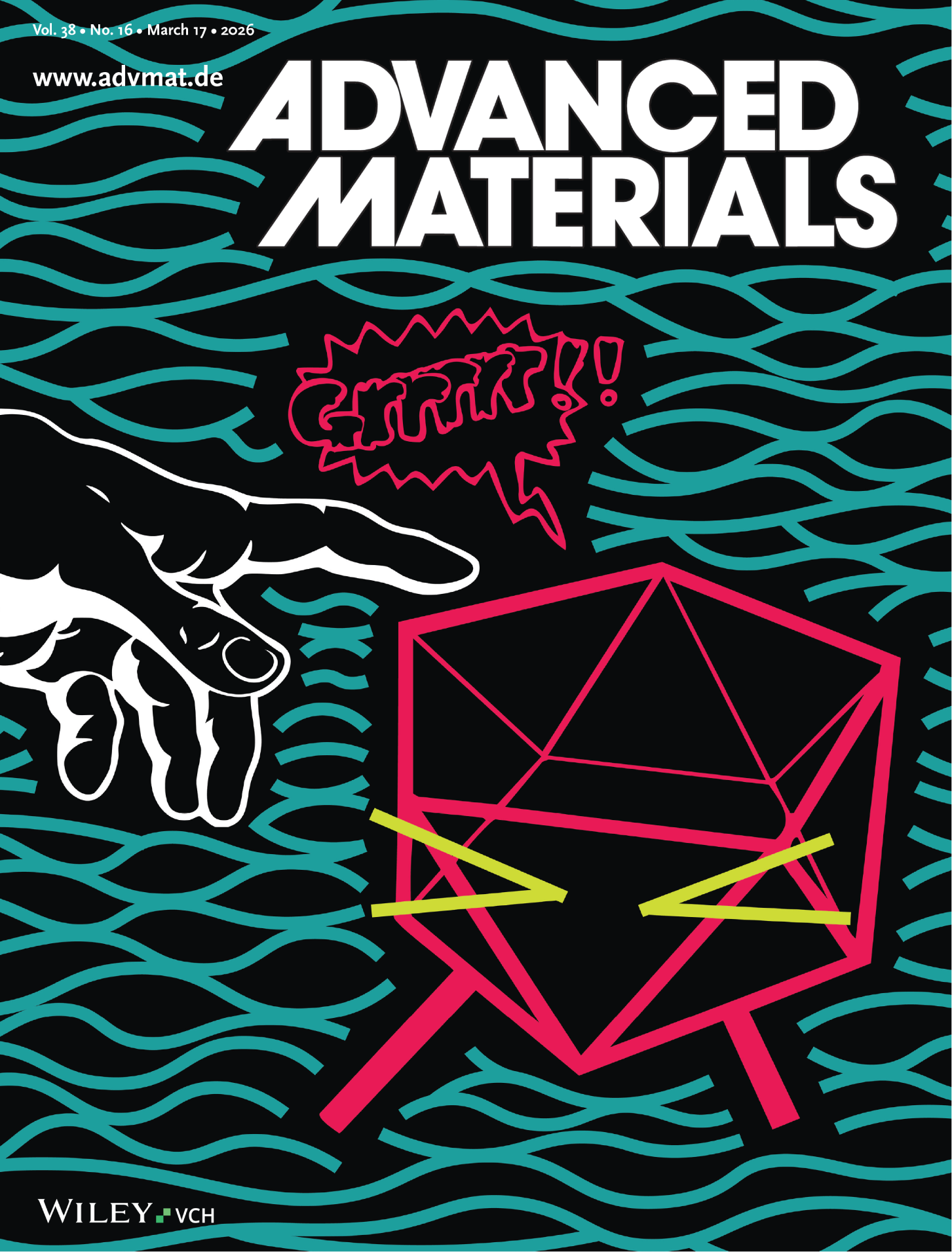Advanced Materials 16/2026 cover — multifunctional fluidic units