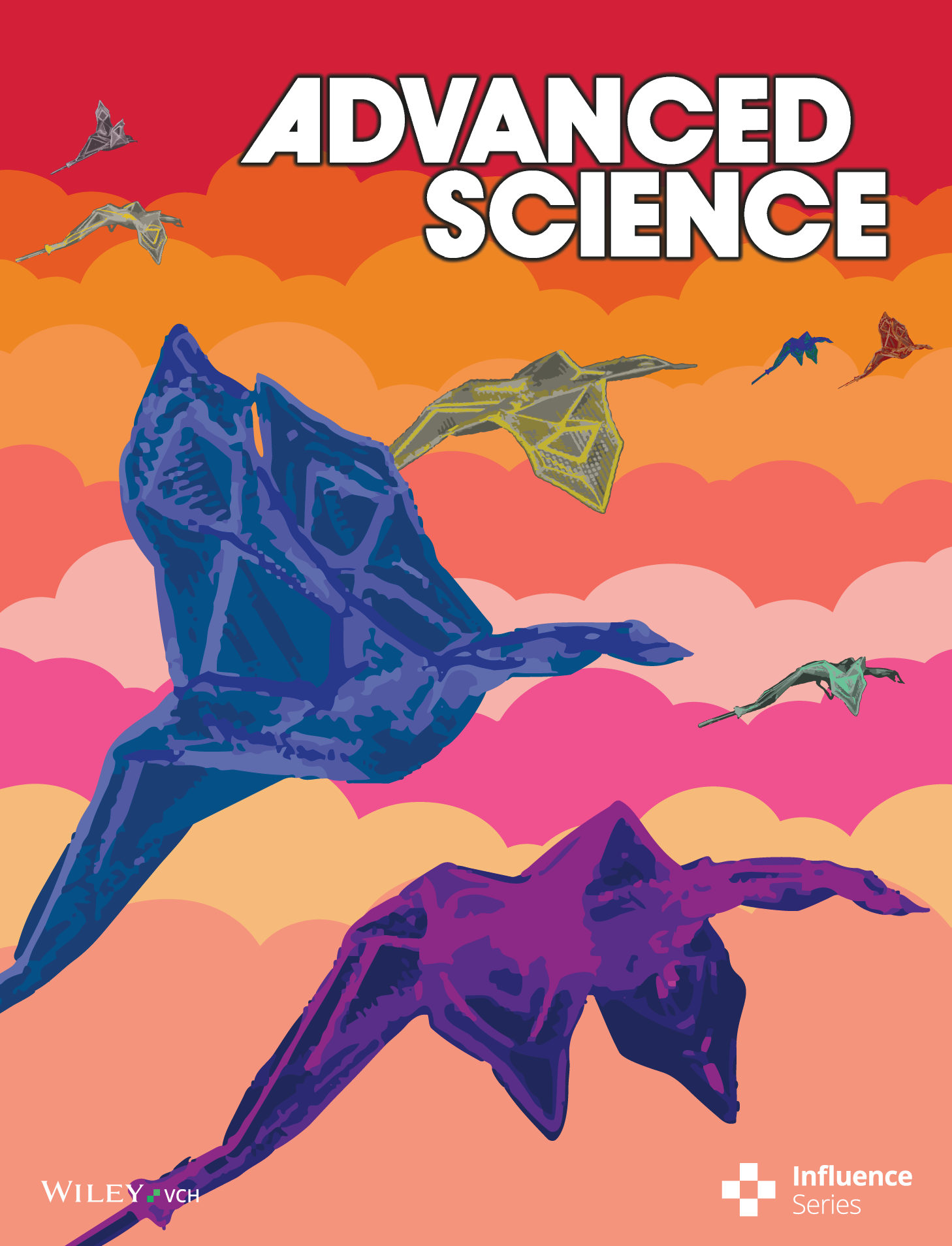 Advanced Science 2026 cover — vacuum–laser fabrication of programmable soft actuators
